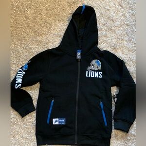 Last one!! 🦁Detroit Lions NFL Officially Licensed Zip Up Hoodie - NWT size 8